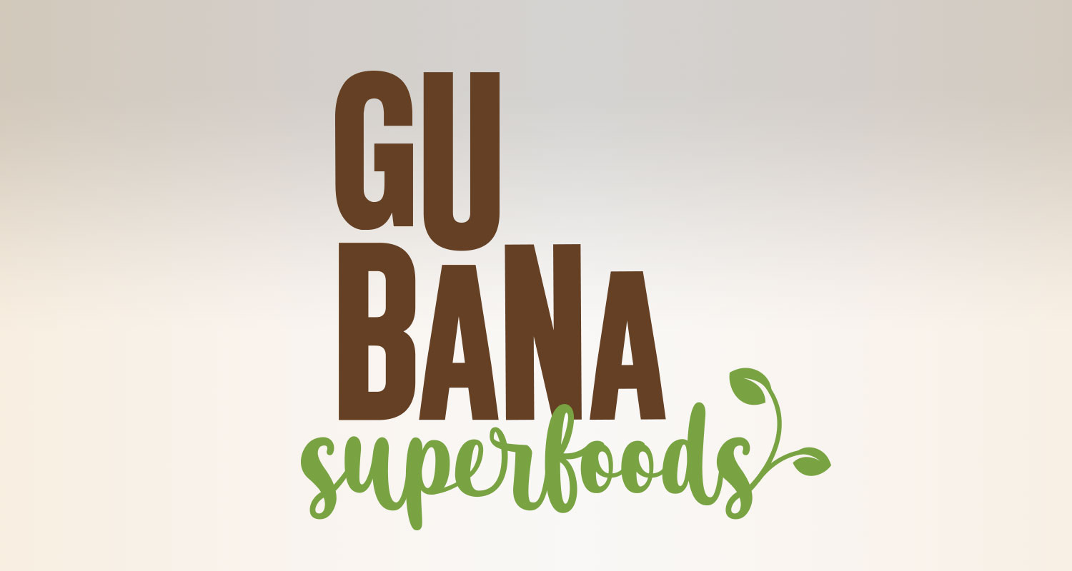 Diseño de etiquetas para productos Gubana superfoods